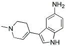 3-(1-Methyl-1,2,3,6-tetrahydro-pyridin-4-yl)-1H-indol-5-ylamine 结构式