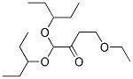 4-ETHOXY-1,1-BIS-(1-ETHYL-PROPOXY)-BUTAN-2-ONE 结构式