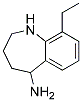 9-ETHYL-2,3,4,5-TETRAHYDRO-1H-BENZO[B]AZEPIN-5-YLAMINE 结构式