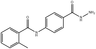 N-(4-HYDRAZINOCARBONYL-PHENYL)-2-METHYL-BENZAMIDE 结构式