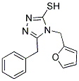 5-BENZYL-4-(2-FURYLMETHYL)-4H-1,2,4-TRIAZOLE-3-THIOL 结构式
