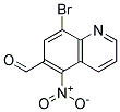 8-BROMO-5-NITROQUINOLINE-6-CARBALDEHYDE 结构式