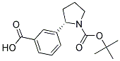 (S)-3-(1-(TERT-BUTOXYCARBONYL)PYRROLIDIN-2-YL)BENZOIC ACID 结构式