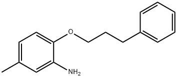 5-METHYL-2-(3-PHENYLPROPOXY)ANILINE 结构式