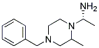 (S)-1-(2-METHYL-4-BENZYLPIPERAZINYL)ETHYL AMINE 结构式