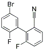 5'-BROMO-6,2'-DIFLUORO-BIPHENYL-2-CARBONITRILE 结构式