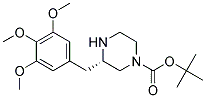(S)-3-(3,4,5-TRIMETHOXY-BENZYL)-PIPERAZINE-1-CARBOXYLIC ACID TERT-BUTYL ESTER 结构式