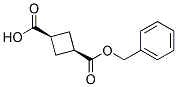 (CIS)-3-(BENZYLOXYCARBONYL)CYCLOBUTANECARBOXYLIC ACID 结构式