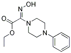 ETHYL 2-(HYDROXYIMINO)-2-(4-PHENYLPIPERAZINO)ACETATE 结构式