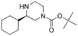 (R)-3-CYCLOHEXYL-PIPERAZINE-1-CARBOXYLIC ACID TERT-BUTYL ESTER 结构式