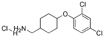 [4-(2,4-DICHLORO-PHENOXY)-CYCLOHEXYL]-METHYL-AMINE HYDROCHLORIDE 结构式