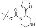 (R)-2-FURAN-2-YL-PIPERAZINE-1-CARBOXYLIC ACID TERT-BUTYL ESTER 结构式