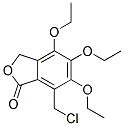 7-(CHLOROMETHYL)-4,5,6-TRIETHOXY-2-BENZOFURAN-1(3H)-ONE 结构式