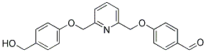 (4-[6-(4-Formyl-phenoxymethyl)-pyridin-2-ylmethoxy]-phenyl)-methanol 结构式