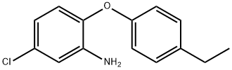 5-CHLORO-2-(4-ETHYLPHENOXY)ANILINE 结构式