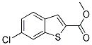 METHYL 6-CHLORO-1-BENZOTHIOPHENE-2-CARBOXYLATE 结构式