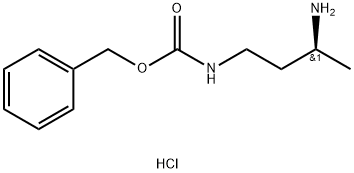 (S)-1-CBZ-氨基-丁基-3-胺盐酸盐 结构式
