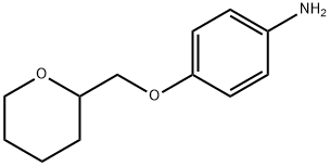 4-(TETRAHYDRO-2H-PYRAN-2-YLMETHOXY)ANILINE 结构式
