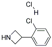 3-(2-CHLOROPHENYL)AZETIDINE HYDROCHLORIDE 结构式