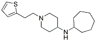 N-CYCLOHEPTYL-1-[2-(2-THIENYL)ETHYL]PIPERIDIN-4-AMINE 结构式