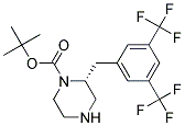 (R)-2-(3,5-BIS-TRIFLUOROMETHYL-BENZYL)-PIPERAZINE-1-CARBOXYLIC ACID TERT-BUTYL ESTER 结构式