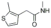 N-METHYL-2-(2-METHYL-THIOPHEN-3-YL)-ACETAMIDE 结构式