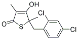 5-(2,4-DICHLORO-BENZYL)-4-HYDROXY-3,5-DIMETHYL-5H-THIOPHEN-2-ONE 结构式