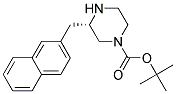 (S)-3-NAPHTHALEN-2-YLMETHYL-PIPERAZINE-1-CARBOXYLIC ACID TERT-BUTYL ESTER 结构式