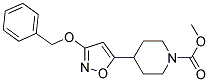 3-BENZYLOXY-5-(1-METHOXYCARBONYL-4-PIPERIDINYL)ISOXAZOL 结构式