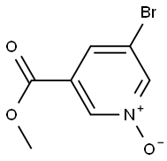 METHYL 5-BROMONICOTINATE 1-OXIDE 结构式