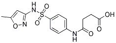 N-[4-(5-METHYL-ISOXAZOL-3-YLSULFAMOYL)-PHENYL]-SUCCINAMIC ACID 结构式