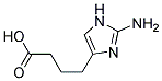 4-(2-Amino-1H-imidazol-4-yl)-butyric acid 结构式