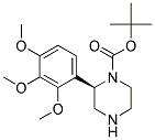 (R)-2-(2,3,4-TRIMETHOXY-PHENYL)-PIPERAZINE-1-CARBOXYLIC ACID TERT-BUTYL ESTER 结构式