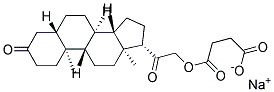 SODIUM, 3-[2-((5S,8R,9S,10S,13S,14S,17S)-10,13-DIMETHYL-3-OXO-HEXADECAHYDRO-CYCLOPENTA[A]PHENANTHREN-17-YL)-2-OXO-ETHOXYCARBONYL]-PROPIONATE 结构式