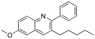 6-METHOXY-3-PENTYL-2-PHENYL-QUINOLINE 结构式