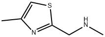 N-甲基-1-(4-甲基-1,3-噻唑-2-基)甲胺二盐酸盐 结构式