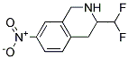 3-DIFLUOROMETHYL-7-NITRO-1,2,3,4-TETRAHYDRO-ISOQUINOLINE 结构式