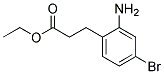 3-(2-AMINO-4-BROMO-PHENYL)-PROPIONIC ACID ETHYL ESTER 结构式