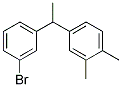 4-[1-(3-Bromo-phenyl)-ethyl]-1,2-dimethyl-benzene 结构式