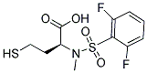 HOMOCYSTEINE, N-[(2,6-DIFLUOROPHENYL)SULFONYL]-S-METHYL- 结构式