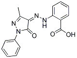 2-[N'-(3-METHYL-5-OXO-1-PHENYL-1,5-DIHYDRO-PYRAZOL-4-YLIDENE)-HYDRAZINO]-BENZOIC ACID 结构式