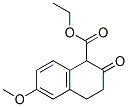 6-METHOXY-2-OXO-1,2,3,4-TETRAHYDRO-NAPHTHALENE-1-CARBOXYLIC ACID ETHYL ESTER 结构式
