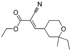 (E)-2-Cyano-3-(2-ethyl-2-methyl-tetrahydro-pyran-4-yl)-acrylic acid ethyl ester 结构式