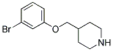 4-[(3-BROMOPHENOXY)METHYL]PIPERIDINE 结构式