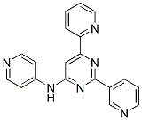 6-PYRIDIN-2-YL-2-PYRIDIN-3-YL-N-PYRIDIN-4-YLPYRIMIDIN-4-AMINE 结构式