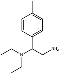 N1,N1-DIETHYL-1-P-TOLYL-ETHANE-1,2-DIAMINE 结构式