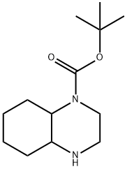 OCTAHYDRO-QUINOXALINE-1-CARBOXYLIC ACID TERT-BUTYL ESTER 结构式