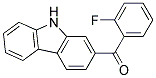 (9H-CARBAZOL-2-YL)-(2-FLUORO-PHENYL)-METHANONE 结构式
