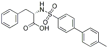 N-[(4'-METHYL[1,1'-BIPHENYL]-4-YL)SULFONYL]PHENYLALANINE 结构式