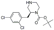 (S)-2-(2,4-DICHLORO-BENZYL)-PIPERAZINE-1-CARBOXYLIC ACID TERT-BUTYL ESTER 结构式